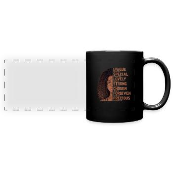 Motivation Motivieren Karriere Spruch Geschenk - Panorama-Tasse farbig - Schwarz - Vorne