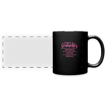 Godmother - Full Colour Panoramic Mug - black - Front