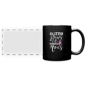 Ballet - Full Colour Panoramic Mug - black - Front