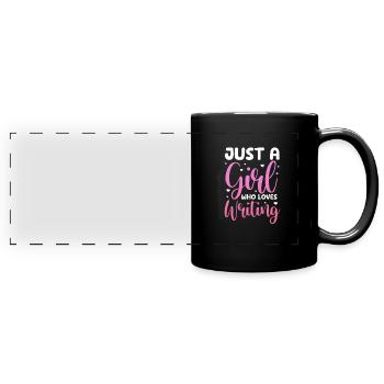 Author - Full Colour Panoramic Mug - black - Front