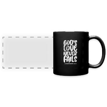 Bible - Full Colour Panoramic Mug - black - Front