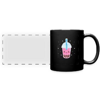 Bubble Tea - Full Colour Panoramic Mug - black - Front