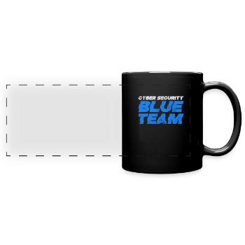Hacker - Panorama-Tasse farbig - Schwarz - Vorne