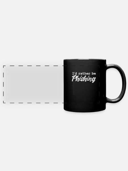 Hacker - Panorama-Tasse farbig - Schwarz