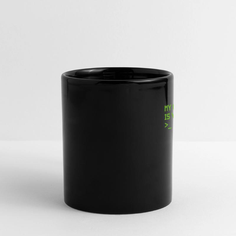 Hacker Coder Computer Hacking Cadeau Mug panoramique uni