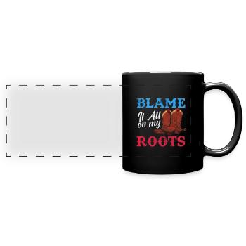 Country - Full Colour Panoramic Mug - black - Front