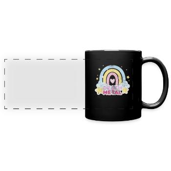 Death metal - Full Colour Panoramic Mug - black - Front