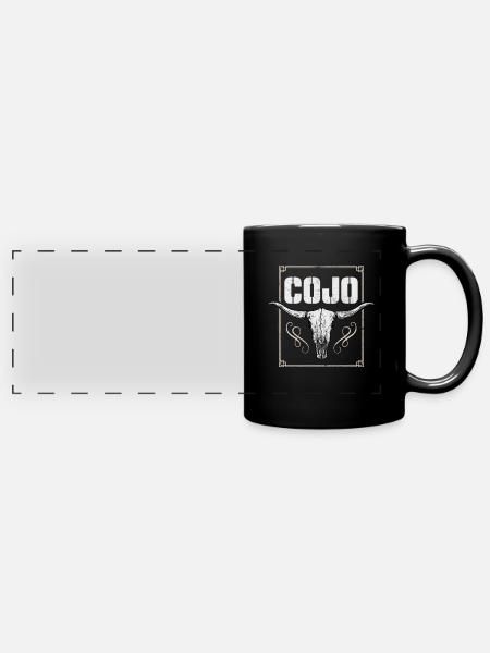 Country - Panorama-Tasse farbig - Schwarz