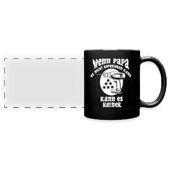 Daddy Repair Master – Artisan indomptable - Mug panoramique uni - noir - Devant