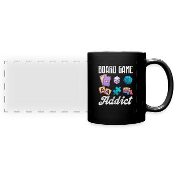 Board game - Full Colour Panoramic Mug - black - Front