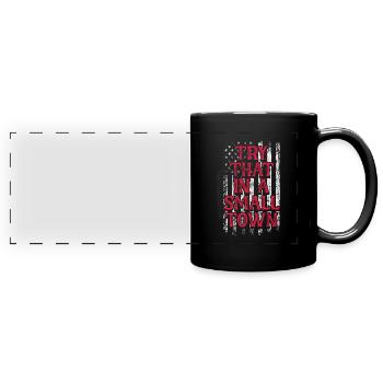 Country - Full Colour Panoramic Mug - black - Front