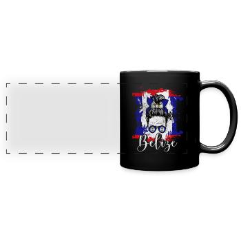 Belize - Panorama-Tasse farbig - Schwarz - Vorne