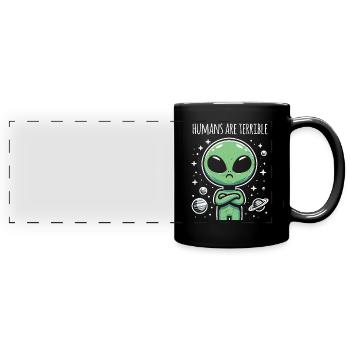 Alien - Full Colour Panoramic Mug - black - Front