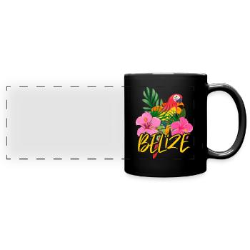 Belize Latino Belizean Belizean Maya Cadeau - Mug panoramique uni - noir - Devant