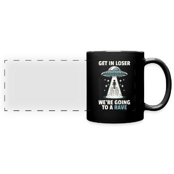 Alien - Full Colour Panoramic Mug - black - Front