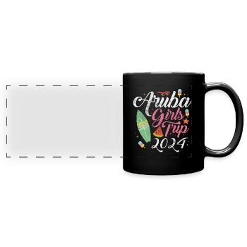 Aruba - Full Colour Panoramic Mug - black - Front