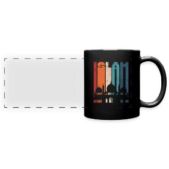 Muslim - Full Colour Panoramic Mug - black - Front