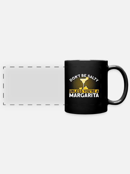 Kellner Barkeeper Cocktailbar Geschenk - Panorama-Tasse farbig - Schwarz