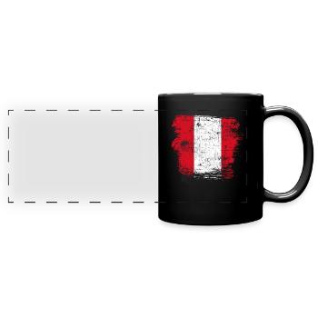 Peru - Full Colour Panoramic Mug - black - Front