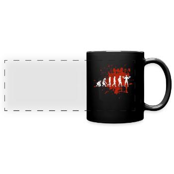 Weight Training Fitness - Full Colour Panoramic Mug - black - Front