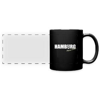 Hamburg Perle - Mug panoramique uni - noir - Devant