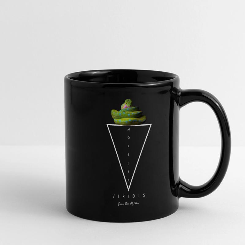 Green Tree Python Modern Geometric Full Colour Panoramic Mug