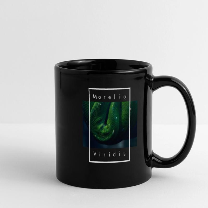 Arbre vert Python Morelia Viridis Serpent Mug panoramique uni
