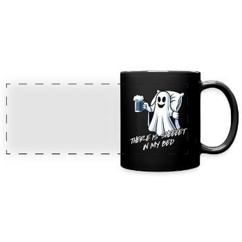 Funny Ghost Saying Halloween Costume - Full Colour Panoramic Mug - black - Front