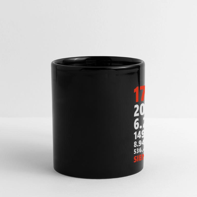 17. Geburtstag Spanien Spanisch Spruch Geschenk Panorama-Tasse farbig