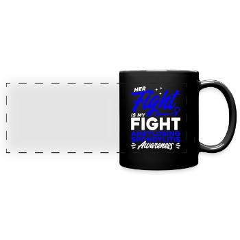Spondylarthrite ankylosante Survie Spondylarthrite - Mug panoramique uni - noir - Devant