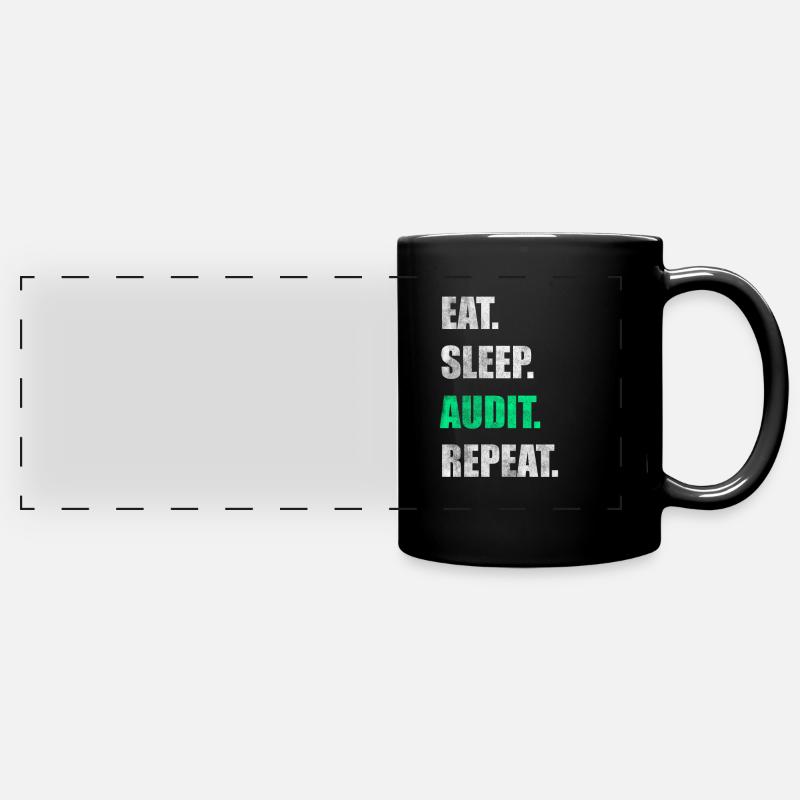 Comptable Profession comptable - Mug panoramique uni - noir