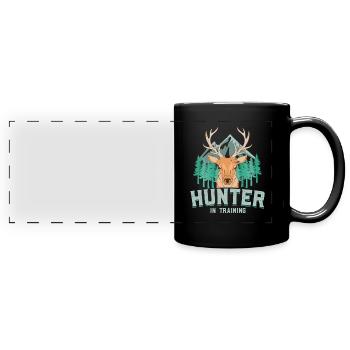 Hunting Hunter Training - Trraining - Full Colour Panoramic Mug - black - Front