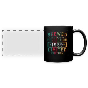 65 Years Birthday Vintage 1959 Vintage - Full Colour Panoramic Mug - black - Front
