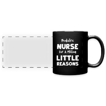 Pediatric Nurse For A Million Li... - Panorama-Tasse farbig - Schwarz - Vorne