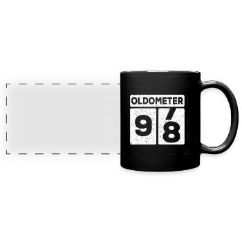 98th birthday 98 years funny 98 birthday - Full Colour Panoramic Mug - black - Front