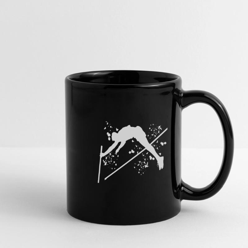 Perchiste Enfant Saut à la perche Mug panoramique uni