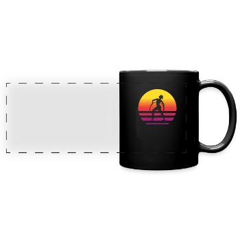 RSG Gymnast Rhythmic Gymnastics - Full Colour Panoramic Mug - black - Front
