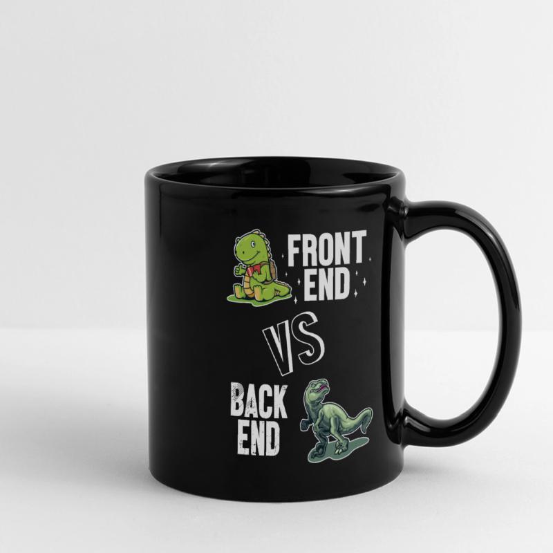 Frontend vs. Backend Developer Full Stack Full Colour Panoramic Mug