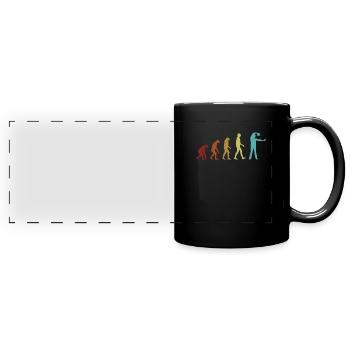 Contact Juggling Evolution Juggler Contact - Full Colour Panoramic Mug - black - Front