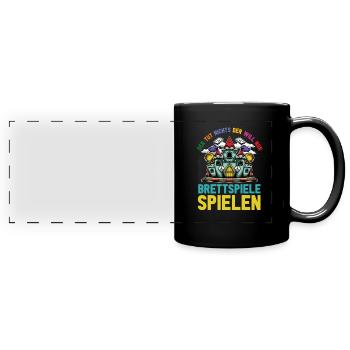 board game - Full Colour Panoramic Mug - black - Front