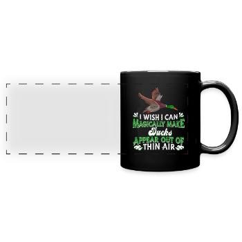Duck - Full Colour Panoramic Mug - black - Front