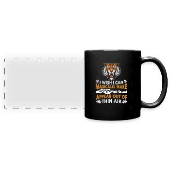 Tiger - Full Colour Panoramic Mug - black - Front
