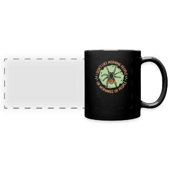 Spider Pet - Full Colour Panoramic Mug - black - Front