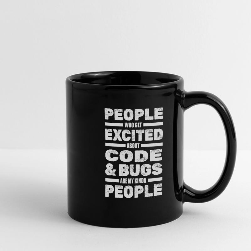 Programmeur Coder Développeur de logiciels Mug panoramique uni