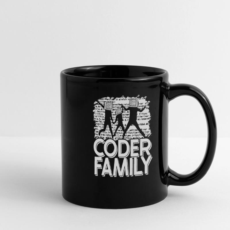 Programmeur Coder Développeur de logiciels Mug panoramique uni