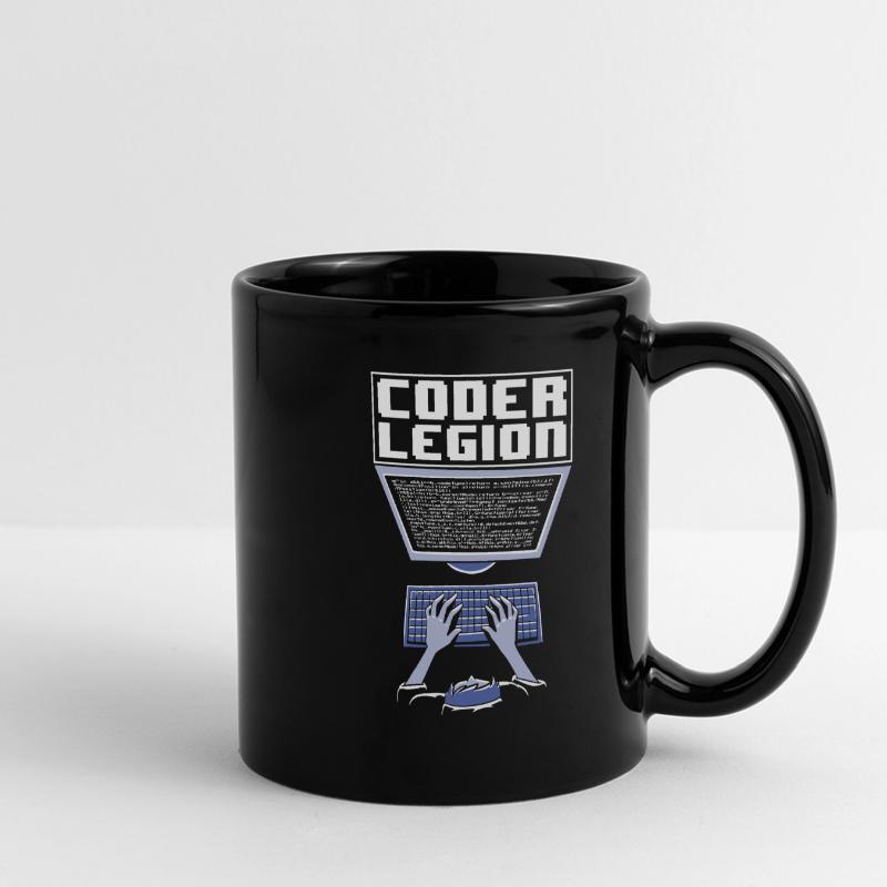 Programmeur Coder Développeur de logiciels Mug panoramique uni