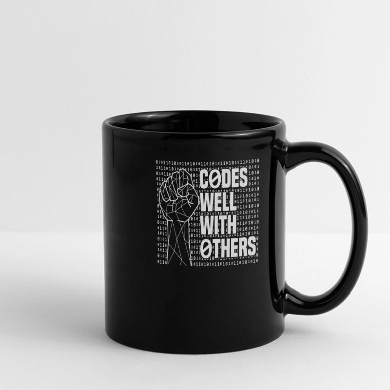 Programmeur Coder Développeur de logiciels Mug panoramique uni