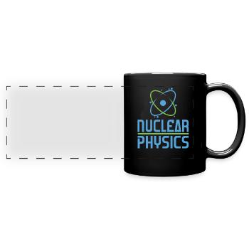 Physique Phyiker Physique appliquée - Mug panoramique uni - noir - Devant