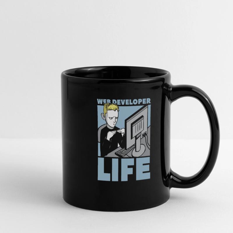 Web Developer Web Developer Web Developer Full Colour Panoramic Mug