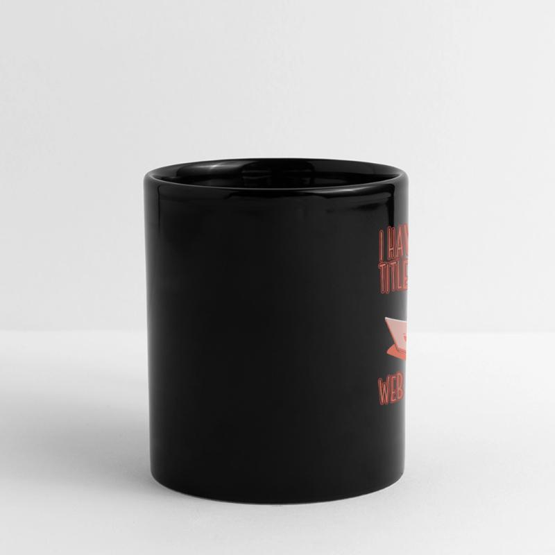 Web Developer Web Developer Web Developer Full Colour Panoramic Mug